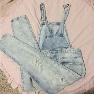 Cute worn out overalls